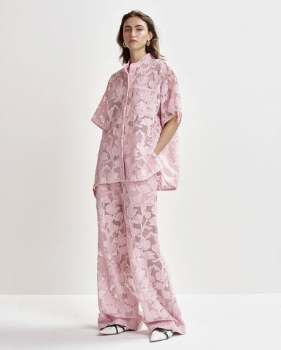 Hok Lace Overshirt - Pure Pink