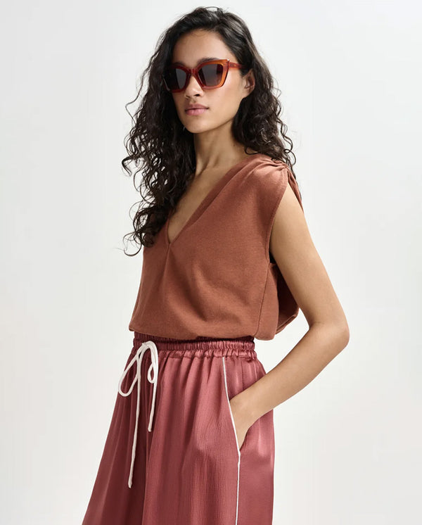 Hooly Linen T-Shirt - Praline