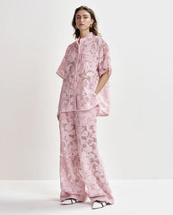Henim lace Wide Leg Pants - Pure Pink