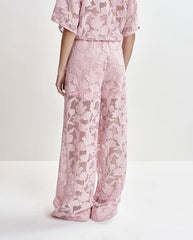 Henim lace Wide Leg Pants - Pure Pink