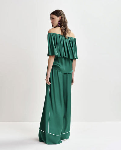 Hontgomery Wide Leg Pants - Madison Blue