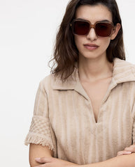 Glidea Jaffa Terry Shirt - Sand