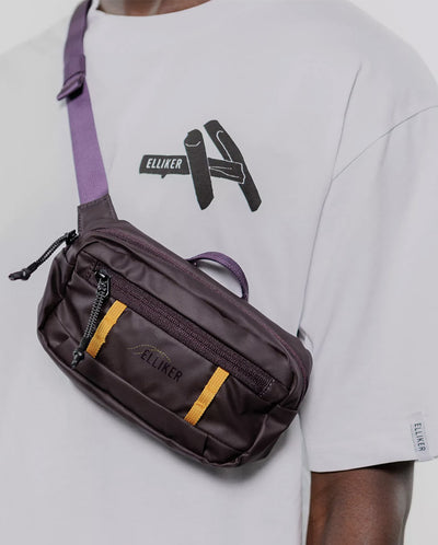 Semer Sling Bag Khaki/Purple