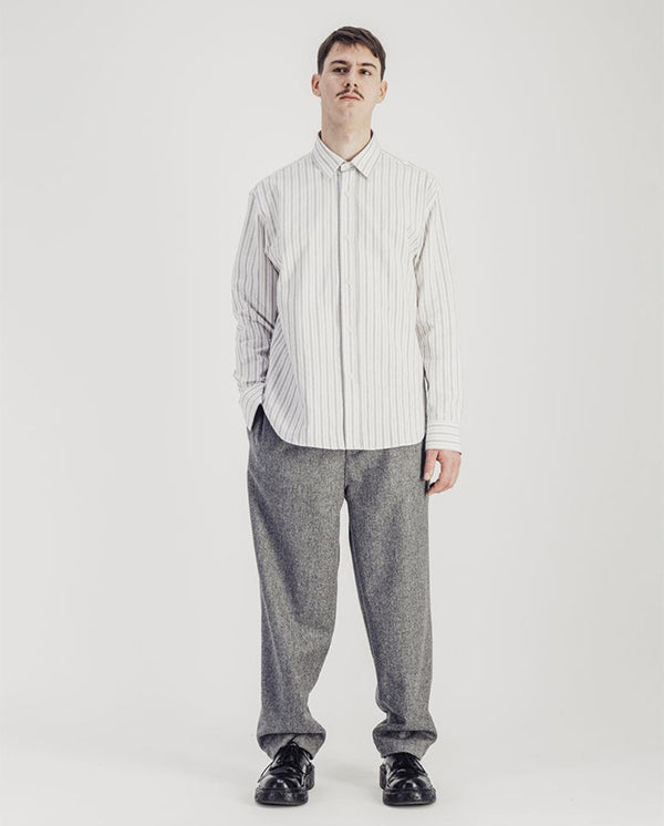 Daily Stripes shirt - white/grey stripes