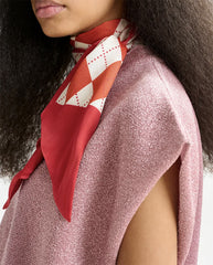 Idottie printed scarf - Red