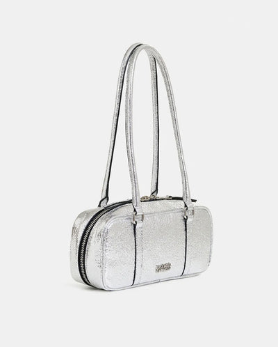Inosa Zipped Bag - silver