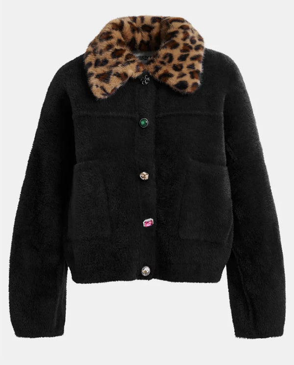 Intention Jacket with collar - Black