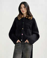 Intention Jacket with collar - Black