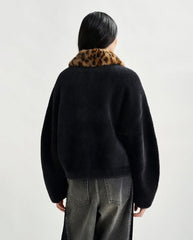 Intention Jacket with collar - Black