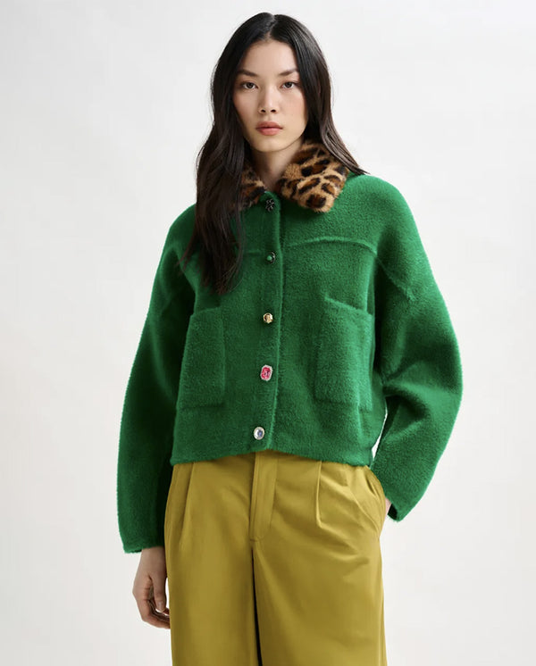 Intention Jacket with collar - Green