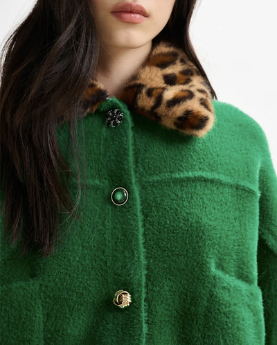 Intention Jacket with collar - Green