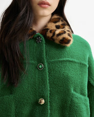 Intention Jacket with collar - Green
