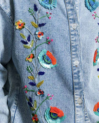 Icksonville Sequin Denim Shirt