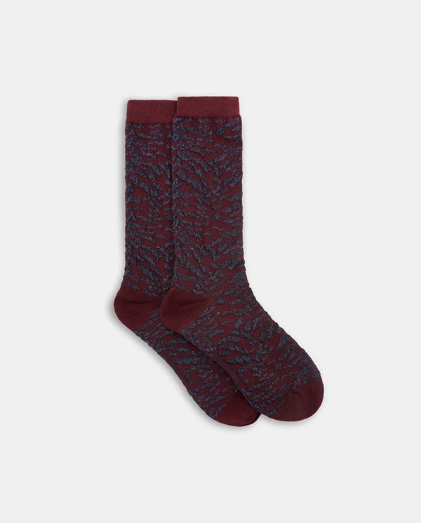 Ifari Zebra Socks - Margo Mauve