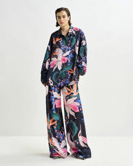 Ipants wide leg pant - Black Combo