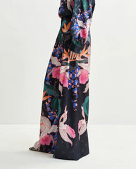 Ipants wide leg pant - Black Combo