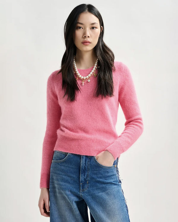 Igora Angora Pullover - Hermosa Pink