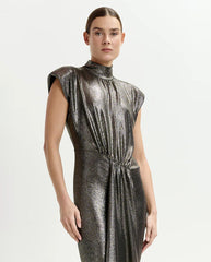Iquarius Jersey Dress - Silver Lining