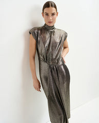 Iquarius Jersey Dress - Silver Lining