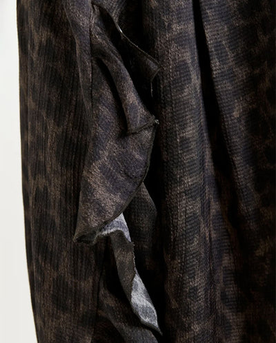 Ilorin Oversized Ruffle Shirt - Black