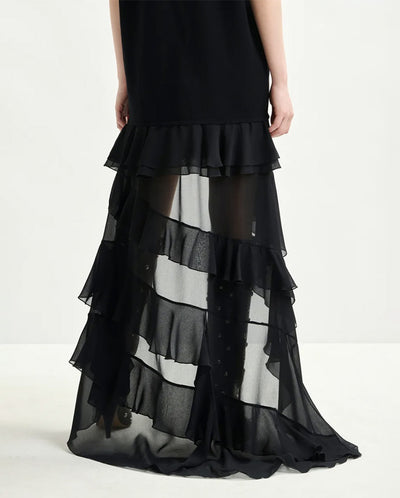 Imaille Knitted Dress Black