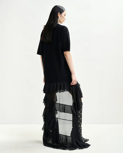 Imaille Knitted Dress Black