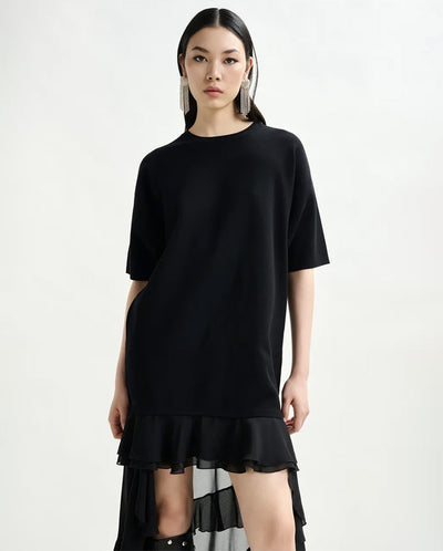 Imaille Knitted Dress Black