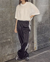 Baggy Track Pants - Black