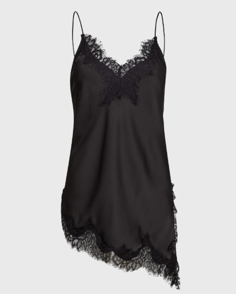 Naomi Asym Lingerie Top BLACK