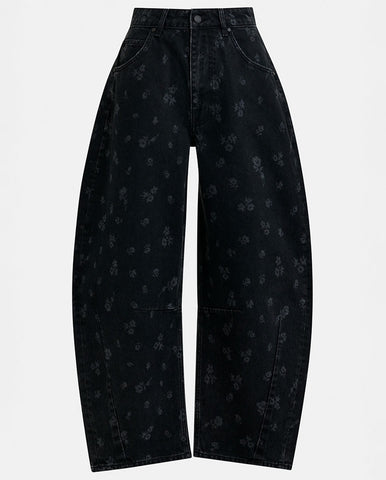 Seersucker Culotte - Coffee/Navy