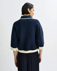Jugly Knit Jacket  - Navy