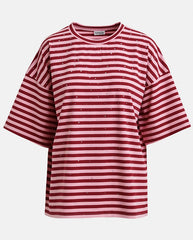 Joste Striped Tee - Forever Blush