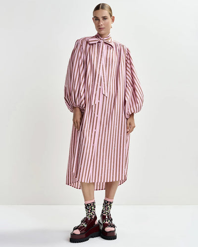 Jodianna Rhinestone Dress - Young Rose Stripe
