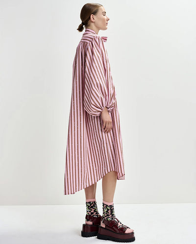 Jodianna Rhinestone Dress - Young Rose Stripe