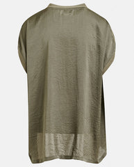 Jabana Satin back Tee - Olive