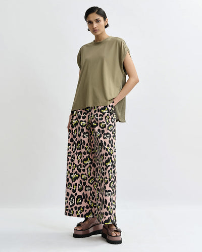 Jabana Satin back Tee - Olive