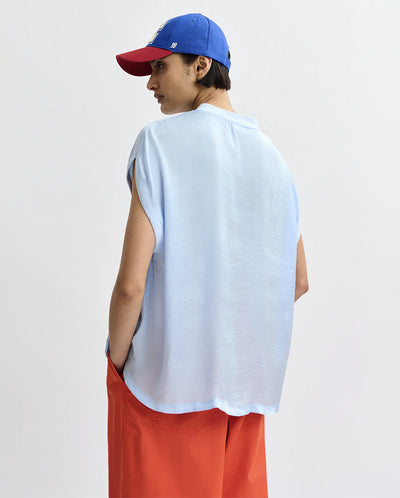Jabana Satin back Tee - Lake
