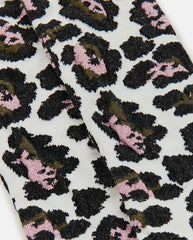 Jimz Leopard Socks - Off White