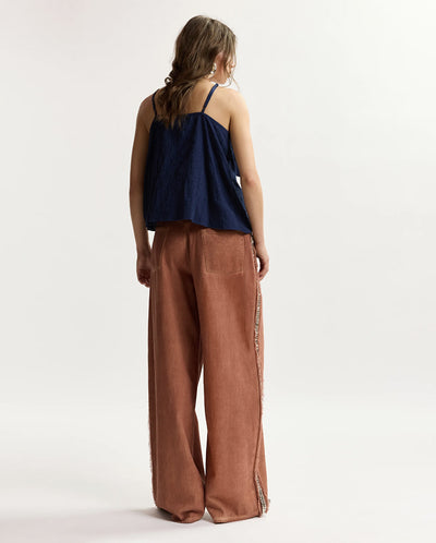 Jogs Bow Babydoll top Top - Patriot Blue