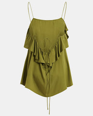 Janielle Strappy Top - Avocado