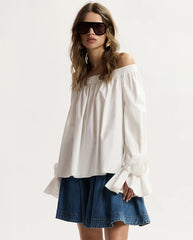 Jofie Off The Shoulder Top - White