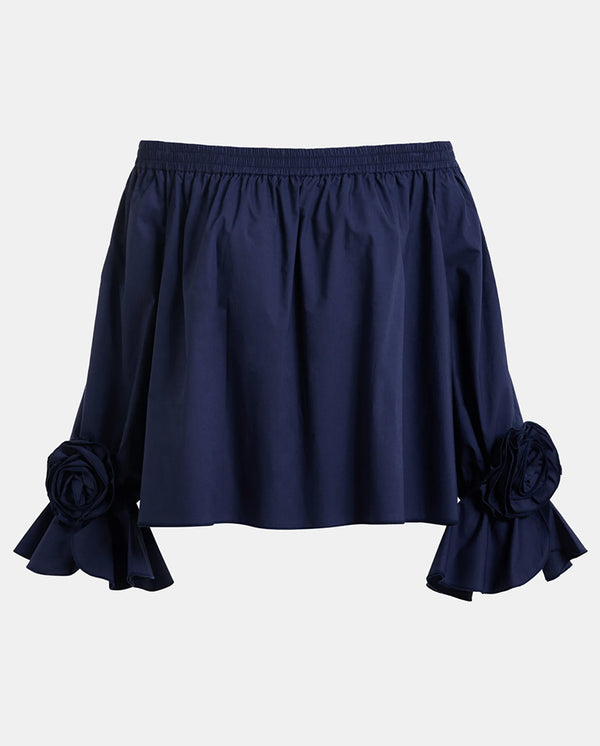 Jofie Off The Shoulder Top - Patriot Blue
