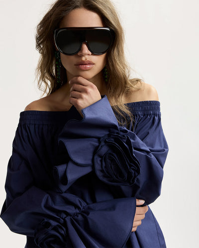 Jofie Off The Shoulder Top - Patriot Blue