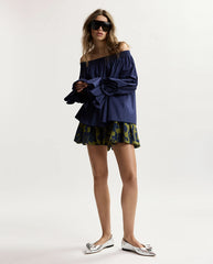 Jofie Off The Shoulder Top - Patriot Blue