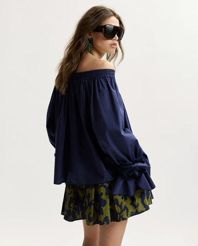 Jofie Off The Shoulder Top - Patriot Blue