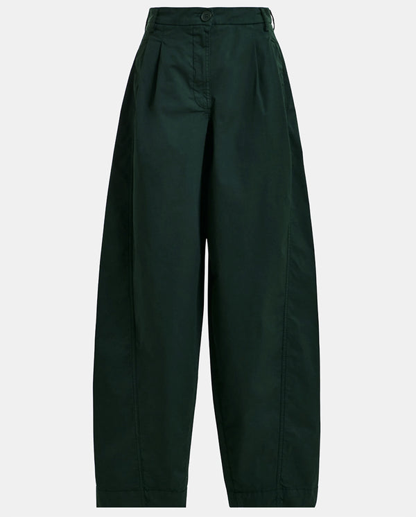 Kurry Barrel Leg Pant - Bottle Green
