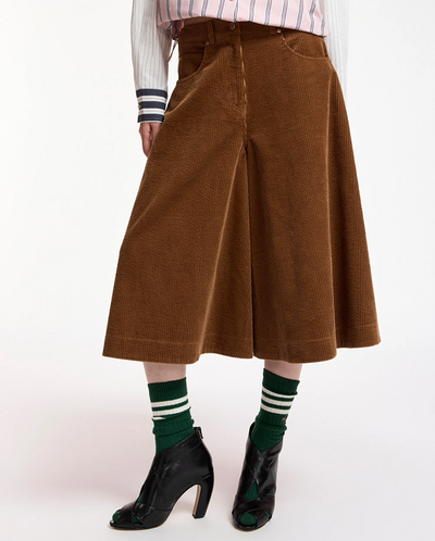 Kigi Corduroy Bermuda - Brown Sugar