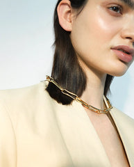 Chunky Link Necklace - Gold
