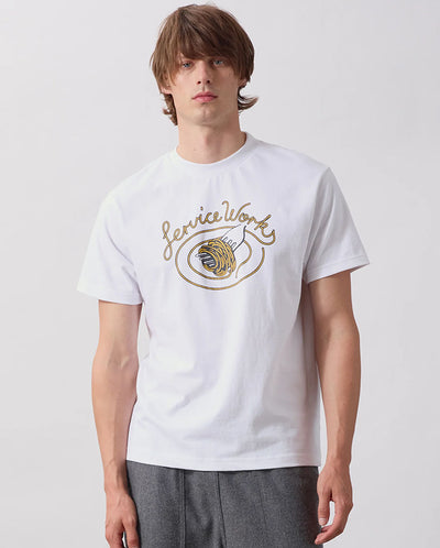 Spaghetti Tee - White