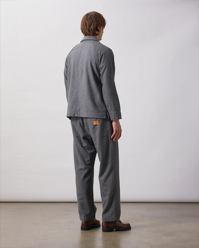 Flannel FOH Overshirt - Charcoal